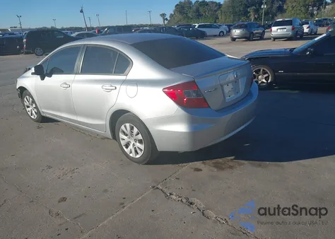 2012 Honda Civic Lx z USA, uszkodzony, nr VIN 19XFB2F5XCE091731